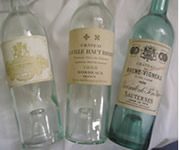 coloured bottles