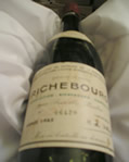Richbourg wine bottle